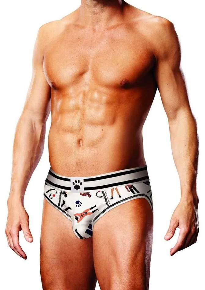 Prowler Leather Pride Open Brief Prowler Female Sex Toys