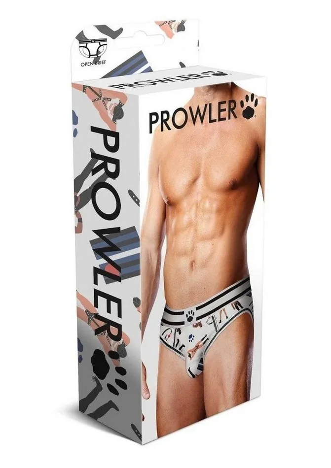 Prowler Leather Pride Open Brief | Prowler Female Sex Toys