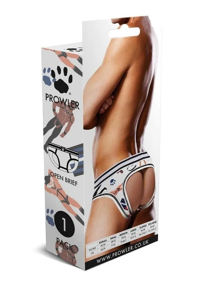 Prowler Leather Pride Open Brief | Prowler Female Sex Toys
