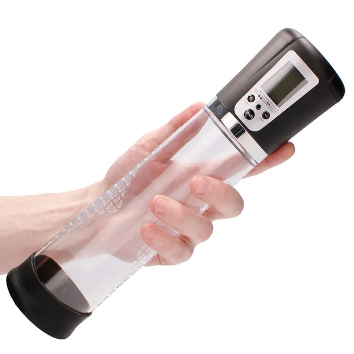 Shots Toys Male Sex Toys Premium Rechargeable Automatic LCD Penis Pump