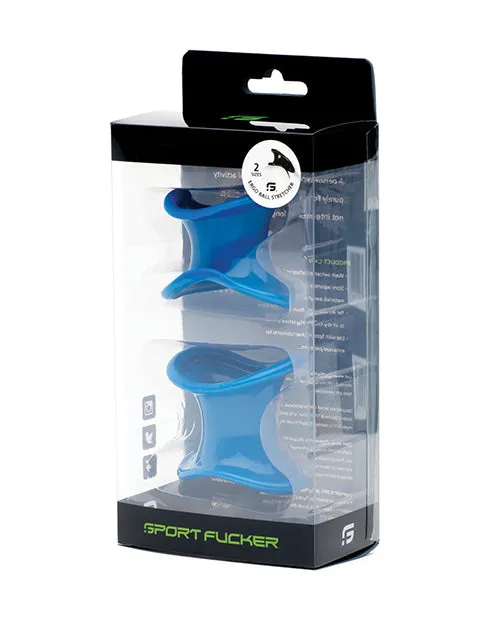 665 INC Anal Sport Fucker Ergonomic Ball Stretcher Kit Blue