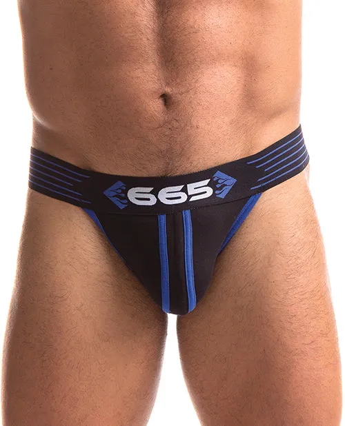 665 INC Vibrators 665 Rally Jockstrap M Blue