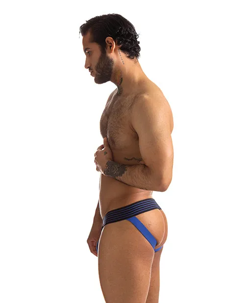 665 INC Vibrators 665 Rally Jockstrap M Blue