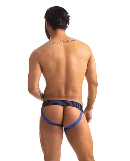 665 INC Vibrators 665 Rally Jockstrap M Blue