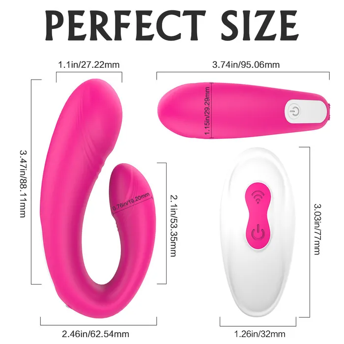9 Powerful Patterns 270 Bendable Couples GSpot Stimulator Anal Nipple Sorlove Anal