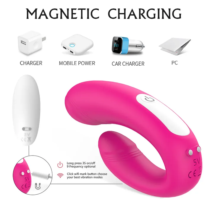 9 Powerful Patterns 270 Bendable Couples GSpot Stimulator Anal Nipple Sorlove Anal