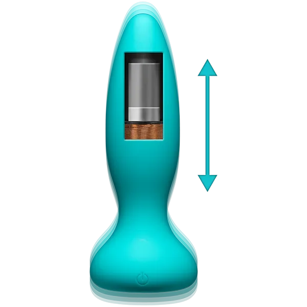 A Play Thrust Adventurous Anal Plug Teal Doc Johnson Anal