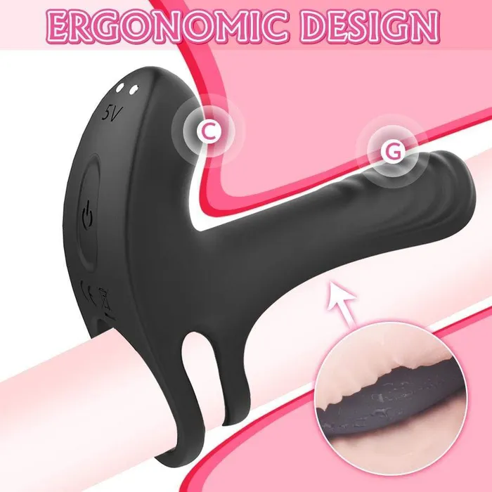 ADLTOYFUN Penis Rings Vibrators Male Sex Toys