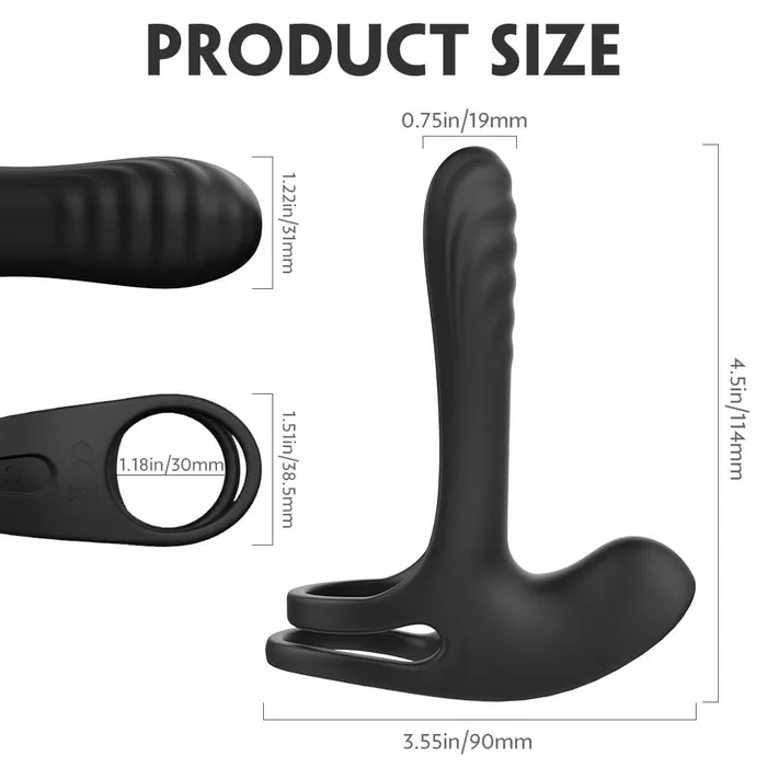 ADLTOYFUN Penis Rings Vibrators Male Sex Toys