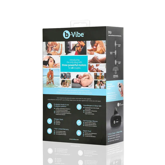 Anal bVibe bVibe Trio Premium TriMotor Butt Plug