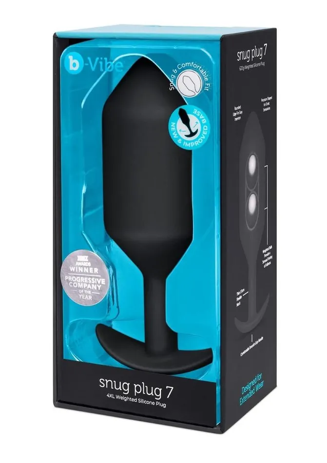 Anal BVibe Snug Plug 7 Silicone Weighted Anal Plug bVibe
