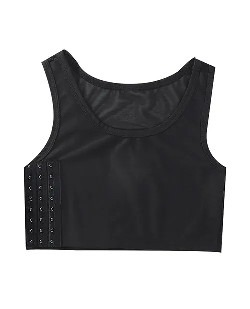 Anal Gender Fluid Chest Compression Binder XXXL Black Thank Me Now INC