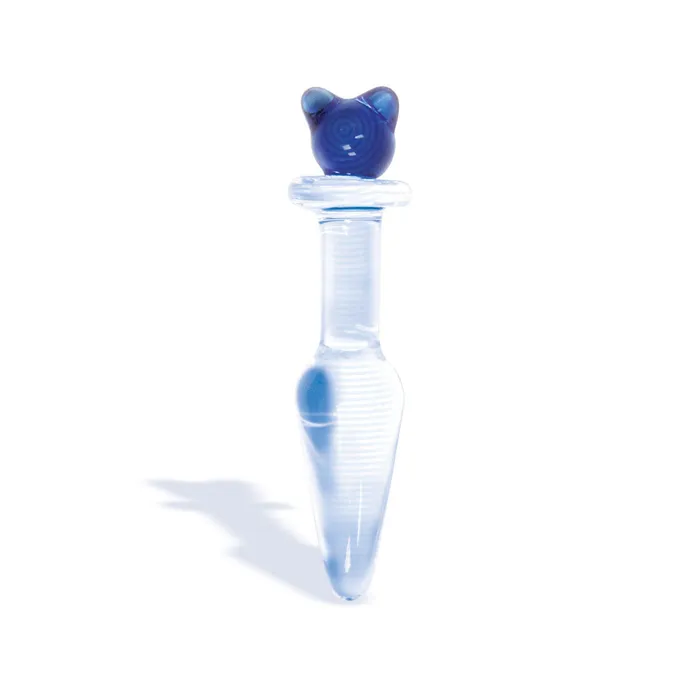 Anal Icon Brands The 9s First Glass Kitty Love Glass Butt Plug