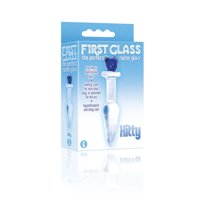 Anal Icon Brands The 9s First Glass Kitty Love Glass Butt Plug