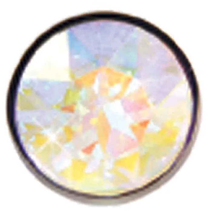 Anal Pretty Plugs Pretty Plugs Stainless Steel Butt Plug w Swarovski Crystal Small