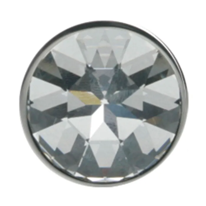 Anal Pretty Plugs Pretty Plugs Stainless Steel Butt Plug w Swarovski Crystal Small