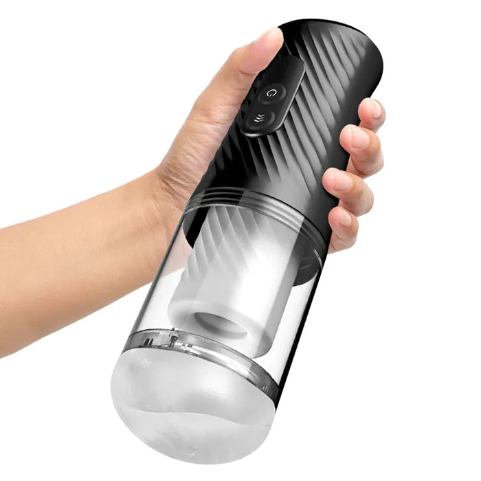 Automatic 7 Telescoping Masturbation Cup SIMU Male Sex Toys
