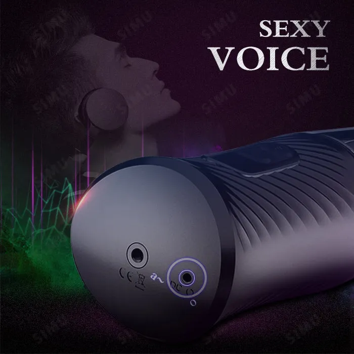 Automatic 7 Telescoping Masturbation Cup SIMU Male Sex Toys
