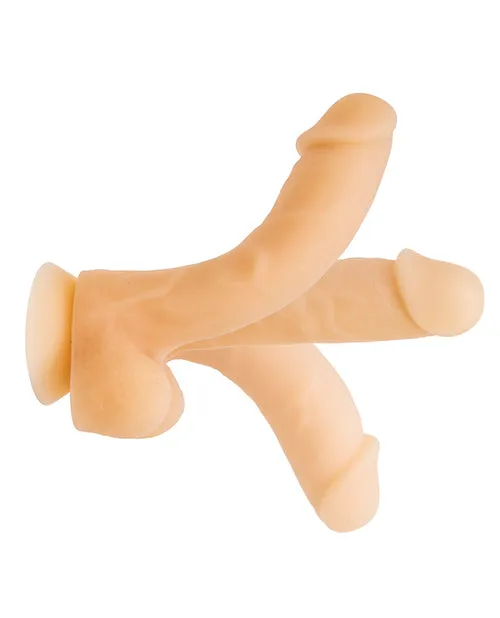 BMS Enterprises Dildos David 8 Bendable Dong Flesh