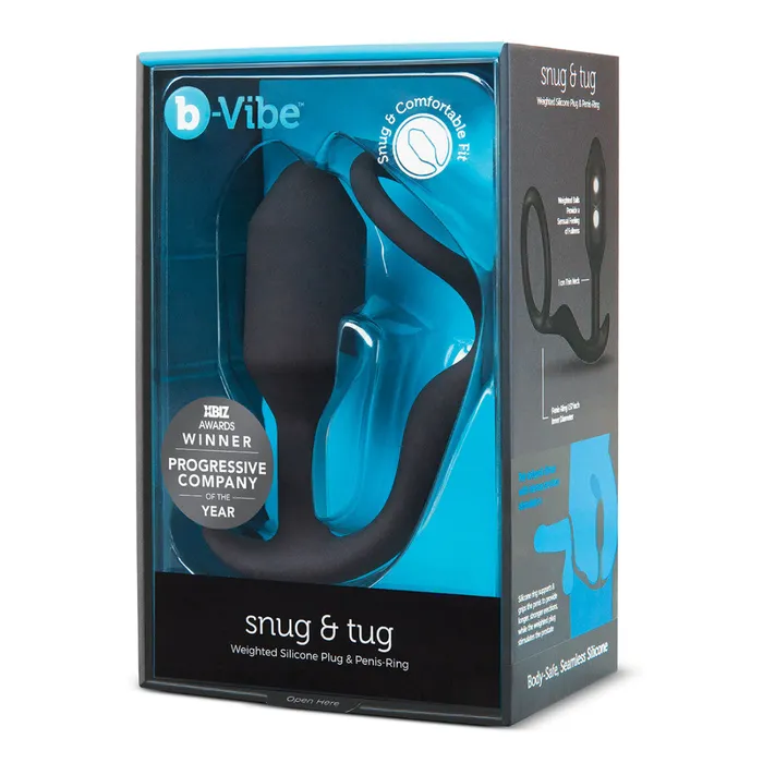 BVibe BVibe Snug Tug RingPlug Male Sex Toys