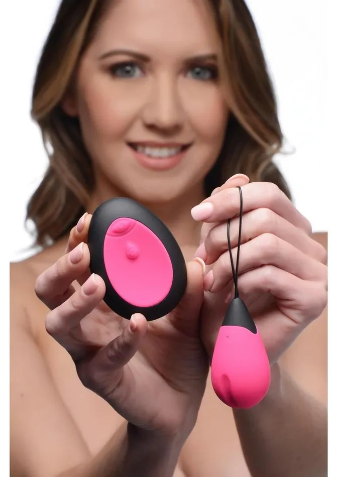 BANG Female Sex Toys Bang 10x Rechargeable Silicone Vibrating Egg with Remote Control