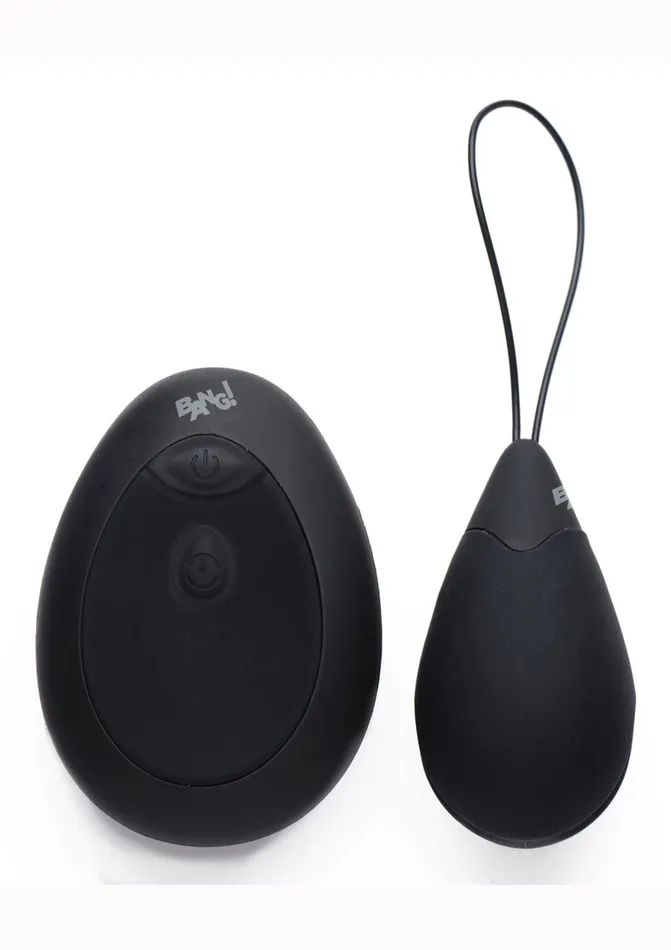 BANG Female Sex Toys Bang 10x Rechargeable Silicone Vibrating Egg with Remote Control