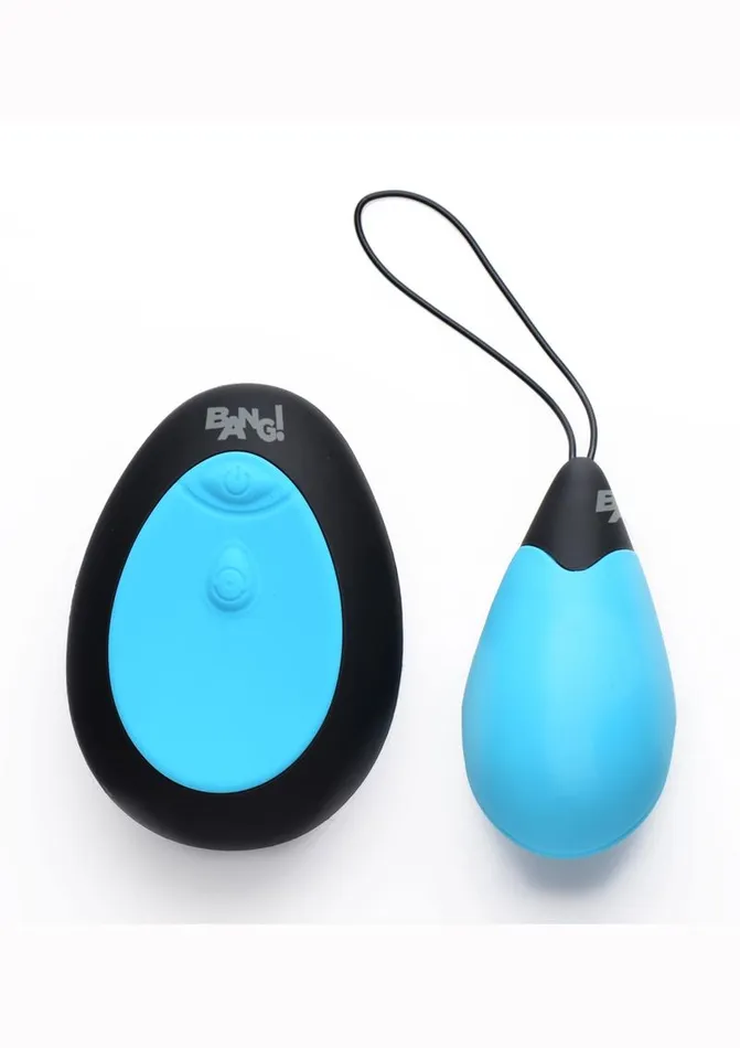 BANG Female Sex Toys Bang 10x Rechargeable Silicone Vibrating Egg with Remote Control