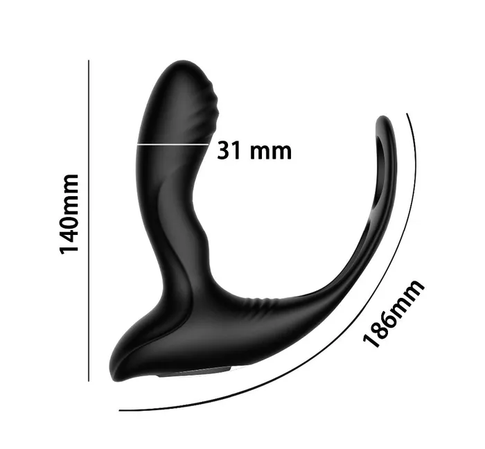 BEBUZZED Anal Bebuzzed Hotty Anal Heating Prostate 3in1 Massager Vibrator