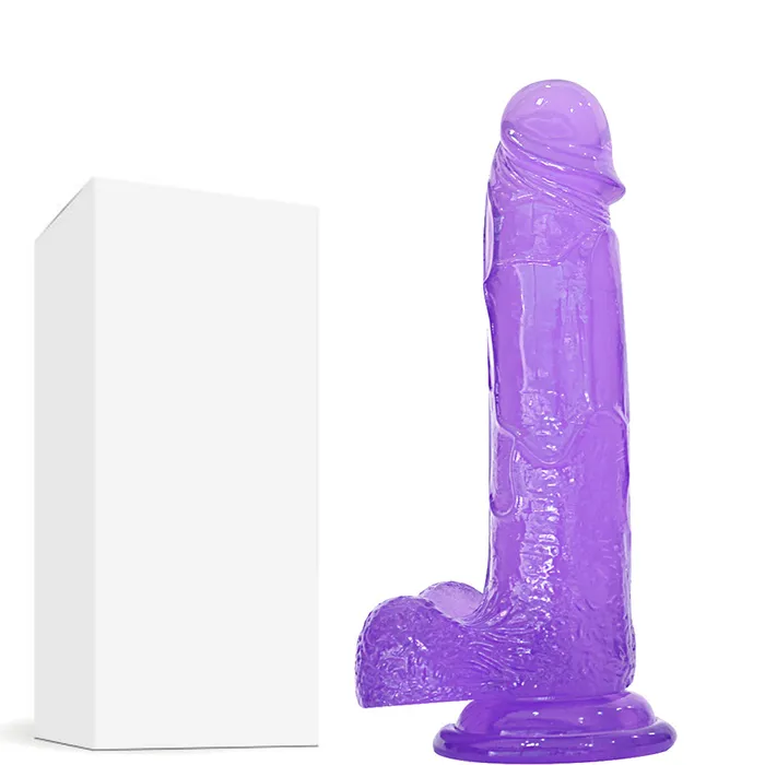 Bebuzzed Happy 8 Realistic Dildo Veined Balls Suction Cup Purple BeBuZZed Dildos Bebuzzed Happy 8 Realistic Dildo Veined Balls Suction Cup Purple BeBuZZed Dildos