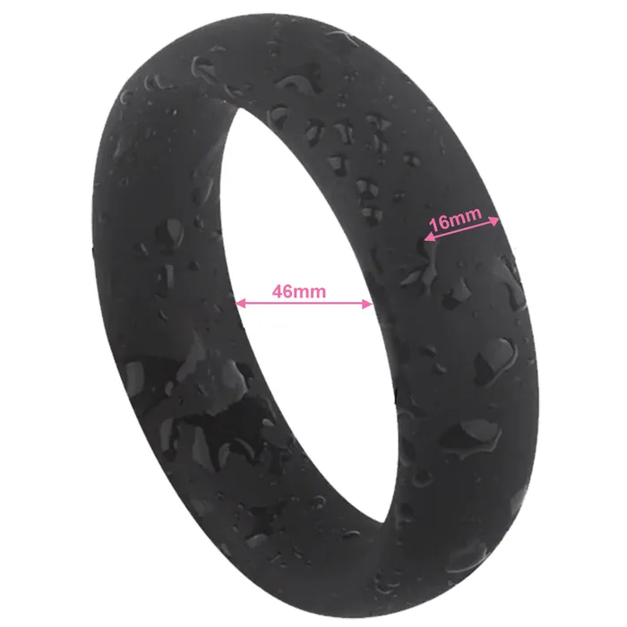 BeBuZZed Male Sex Toys Bebuzzed Boner Rubber Cock Ring 46mm Black