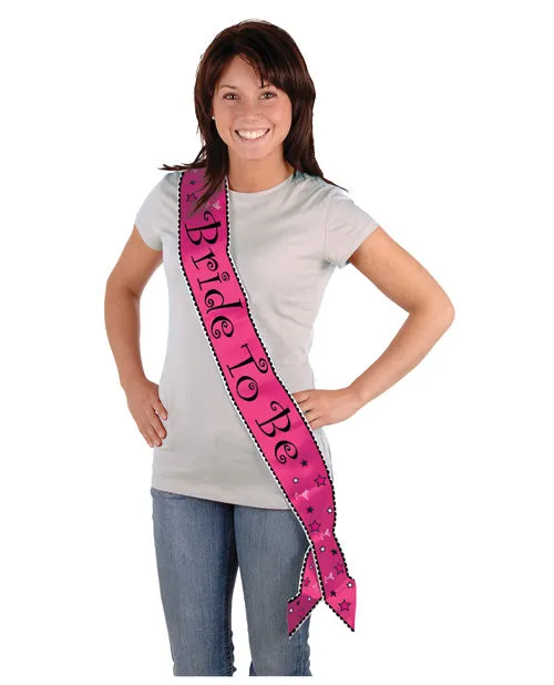 Beistle Vibrators Bride To Be Satin Sash