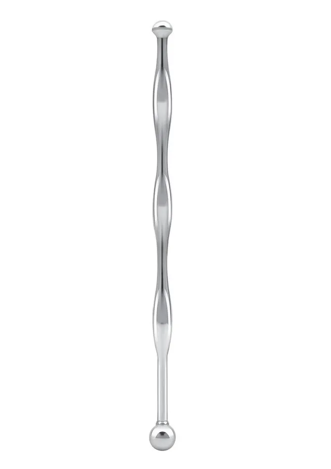 Blue Line Wavy Urethral Sound 6in Stainless Blue Line CandB Gear Male Sex Toys