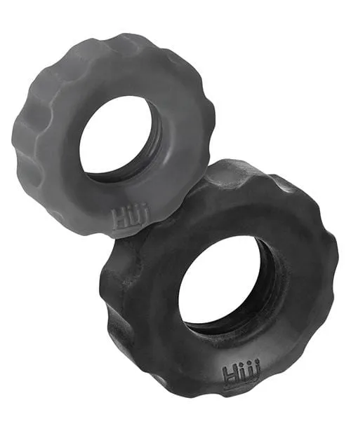 Blue Ox Designs LLCDba Oxballs Male Sex Toys Hunky Junk Cog 2 Size Double Pack CRing