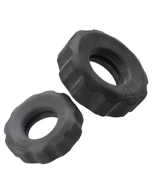 Blue Ox Designs LLCDba Oxballs Male Sex Toys Hunky Junk Cog 2 Size Double Pack CRing