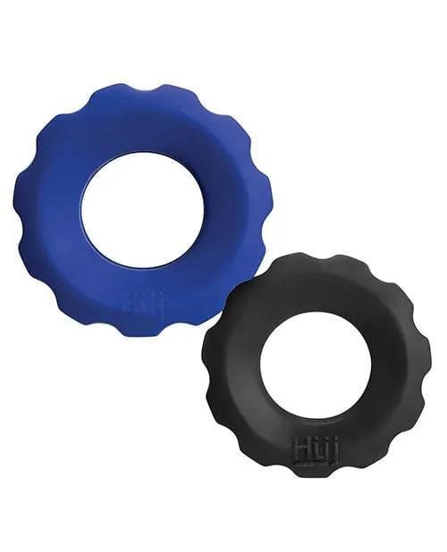 Blue Ox Designs LLCDba Oxballs Male Sex Toys Hunky Junk Cog 2 Size Double Pack CRing