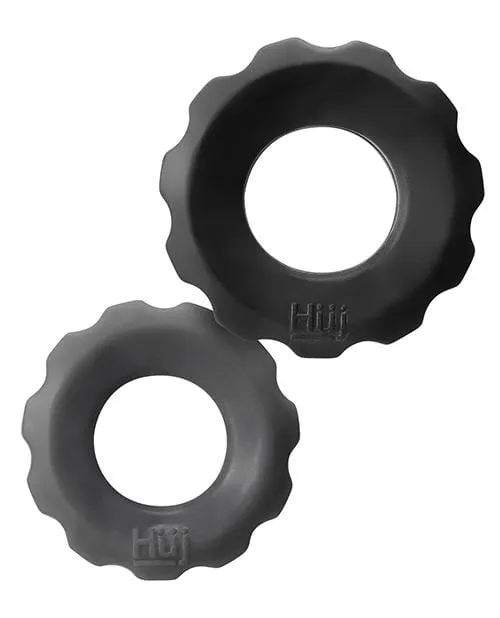 Blue Ox Designs LLCDba Oxballs Male Sex Toys Hunky Junk Cog 2 Size Double Pack CRing