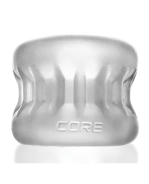 Blue Ox Designs LLCDba Oxballs Male Sex Toys Oxballs Core Grip Squeeze Ball Stretcher Clear Ice