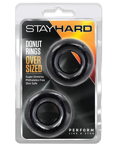 Blush Novelties Blush Stay Hard Donut Rings Oversized Pack of 2 Dildos