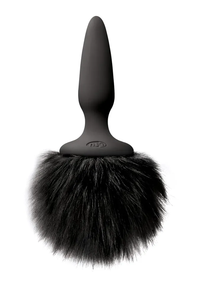Bunny Tails Mini Silicone Butt Plug Black Fur Bunny Tails Anal Bunny Tails Mini Silicone Butt Plug Black Fur Bunny Tails Anal