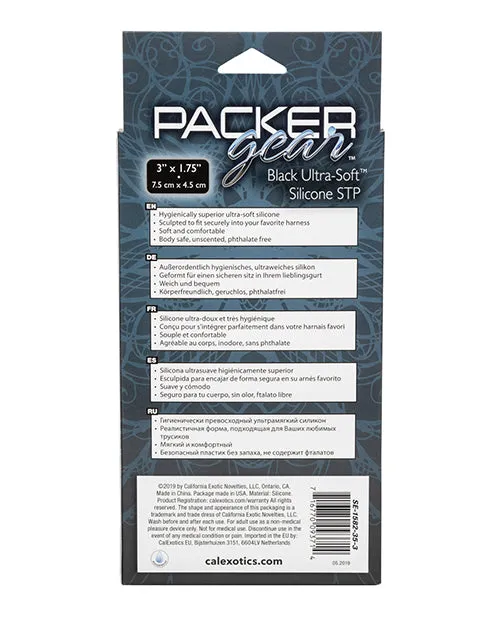 California Exotic Novelties Anal Packer Gear UltraSoft Silicone STP Black