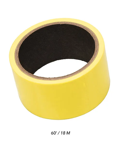 California Exotic Novelties Couples Boundless Bondage Tape Yellow