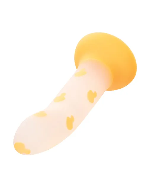California Exotic Novelties Dildos Glow Stick Mushroom GlowintheDark Dildo Orange