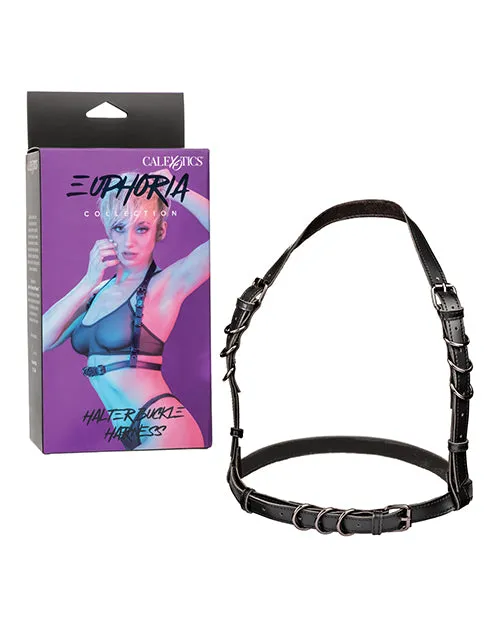 California Exotic Novelties Euphoria Collection Halter Buckle Harness Female Sex Toys California Exotic Novelties Euphoria Collection Halter Buckle Harness Female Sex Toys