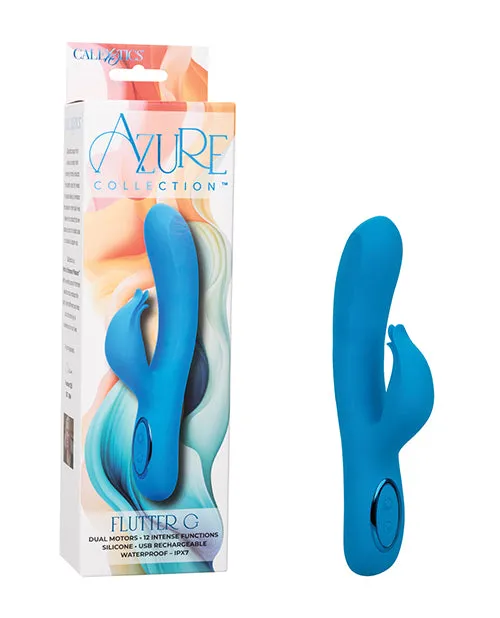California Exotic Novelties Vibrators Azure Collection Flutter G Vibrator Blue California Exotic Novelties Vibrators Azure Collection Flutter G Vibrator Blue