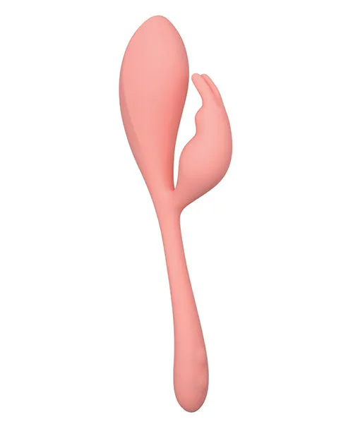 California Exotic Novelties Vibrators Elle Liquid Silicone Bunny Pink