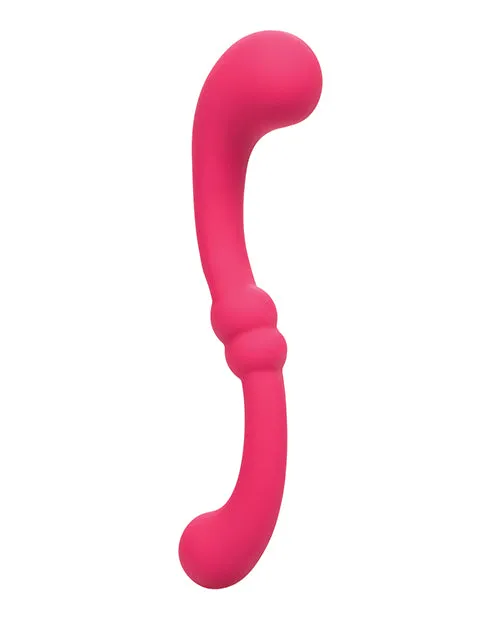 California Exotic Novelties Vibrators Pretty Little Wands Curvy Massager Pink