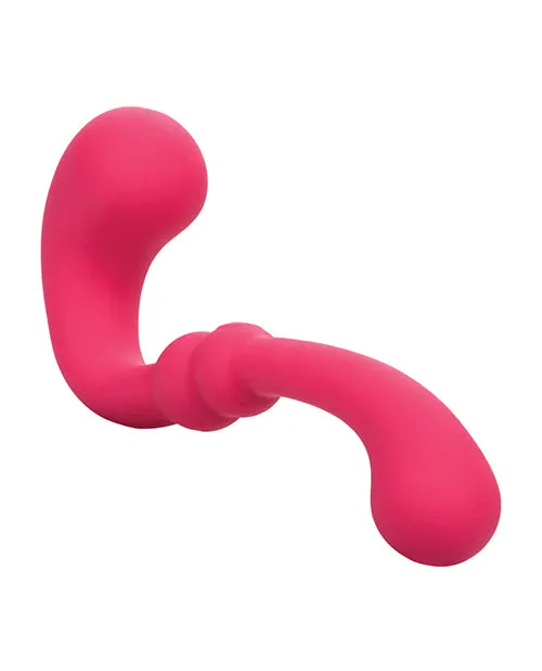 California Exotic Novelties Vibrators Pretty Little Wands Curvy Massager Pink