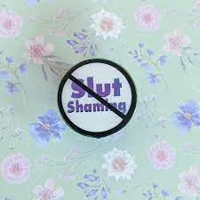 Camouflage Vibrators No Slut Shaming Pin
