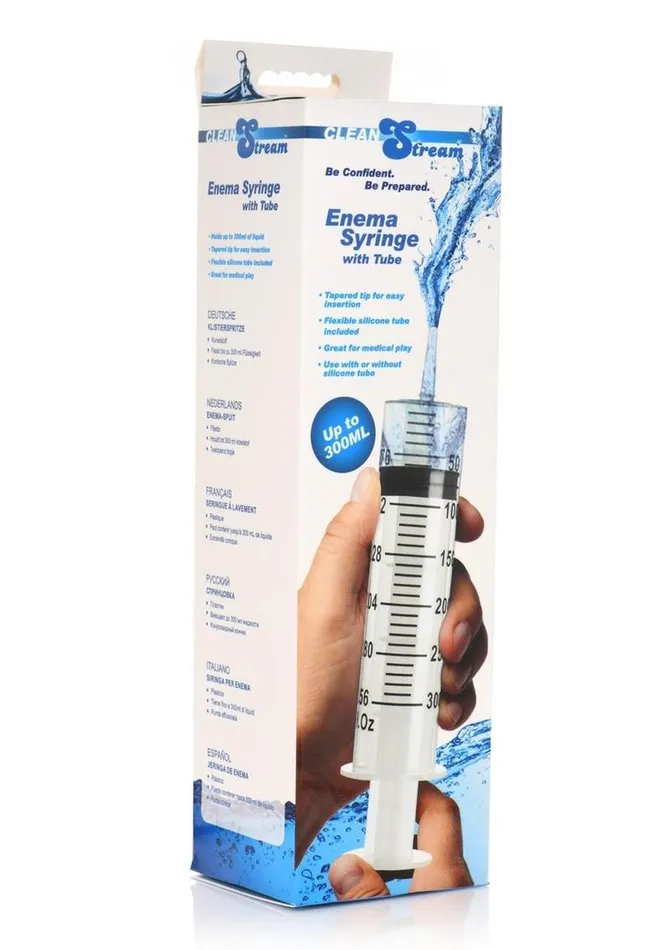 Cleanstream Male Sex Toys Cleanstream Enema Syringe with Tube