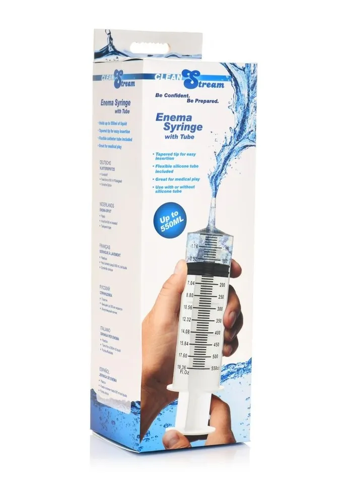 Cleanstream Male Sex Toys Cleanstream Enema Syringe with Tube
